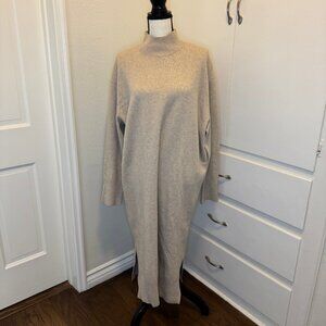 NWOT Beige Sweater Dress